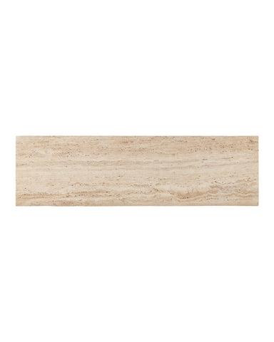 Image of Demi Travertine Console Table