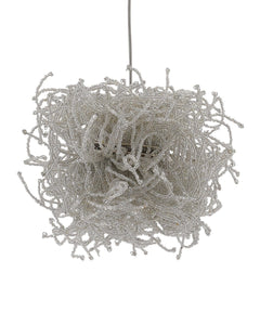 Birds Nest 36-Light Round Multi-Drop Pendant