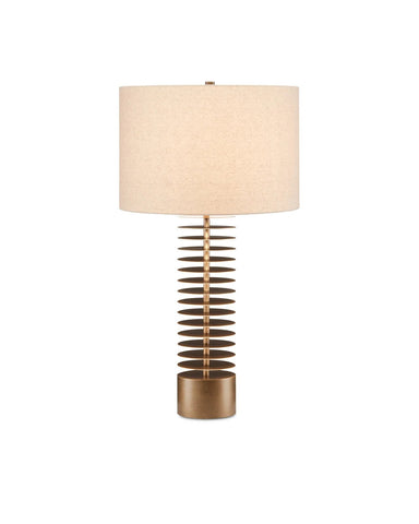 Image of Walwyn Brass Table Lamp