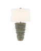 Sunken Green Table Lamp