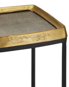 Tanay Brass Accent Table