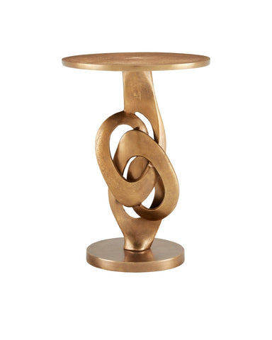 Image of Kadali Brass Accent Table