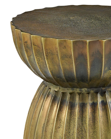 Image of Rasi Antique Brass Accent Table