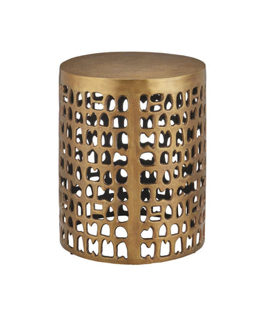 Image of Alvar Gold Accent Table