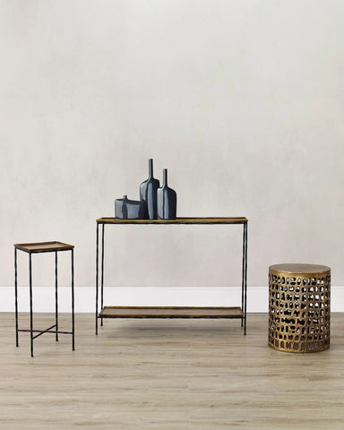 Image of Alvar Gold Accent Table