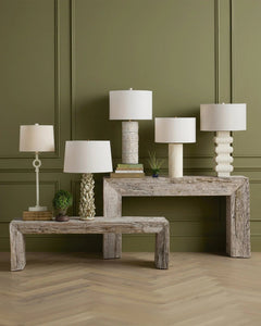 Kanor Whitewash Bench