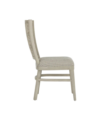 Image of Norene Gray Chair, Demetria Parchment