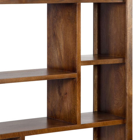 Image of Pike Bookcase - Medium Brown