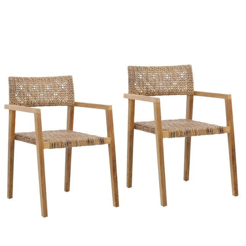 Image of Louis Outdoor Dining Chair Set Of 2