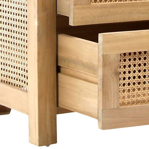 Mitchell Nightstand Double Drawer