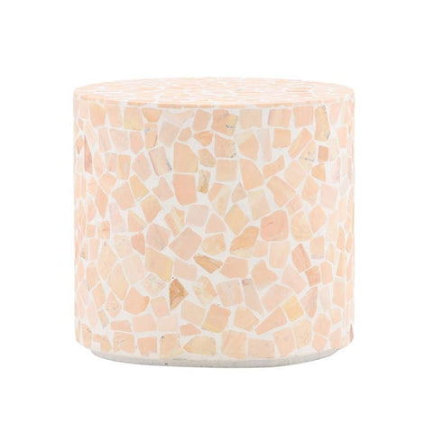 Image of West Outdoor Side Table - Coral