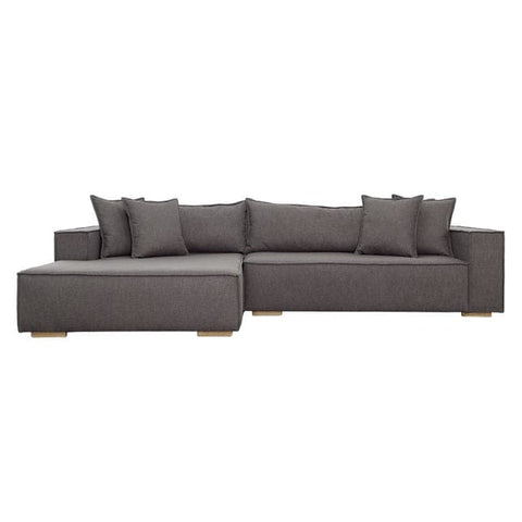 Image of Tundra Chaise Sectional - Dark Grey