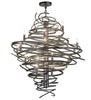 36″W Cyclone 18 LT Chandelier