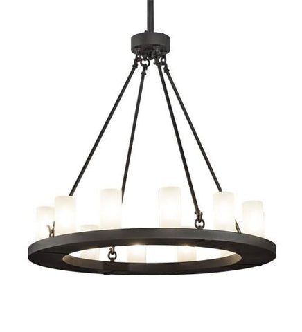 Image of 36″ Wide Loxley 12 Light Chandelier