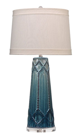 Image of Hobnail Table Lamp -D.
