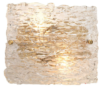 Swan Curved Glass Sconce, Large -D.
