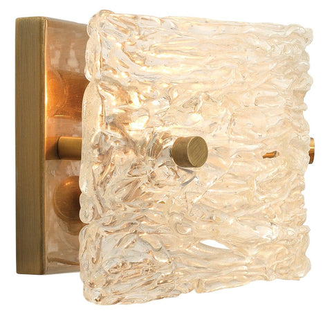 Image of Swan Curved Glass Sconce, Small -D.