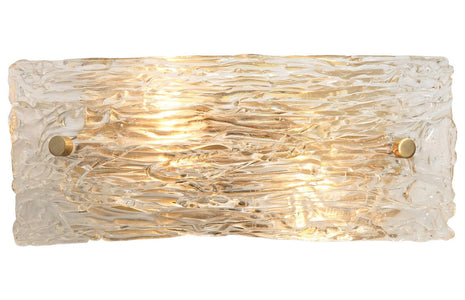 Swan Curved Glass Sconce, Small -D.