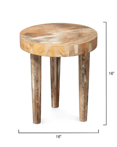 Image of Artemis Side Table - Pearl Resin - Small