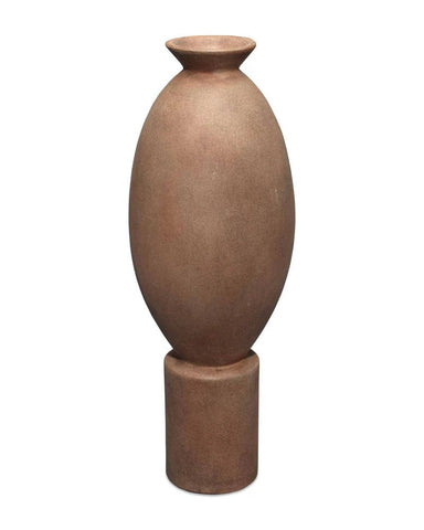 Image of Elevated Decorative Vase - Umber