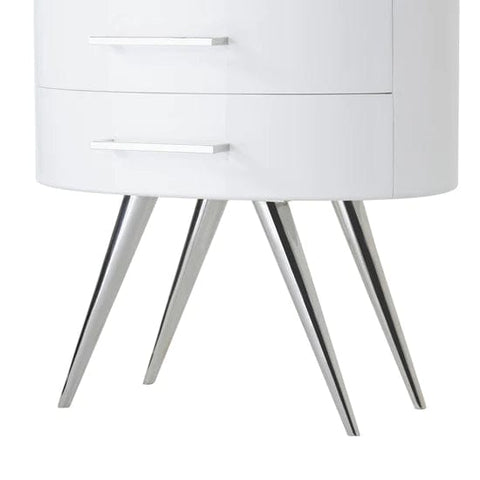 Image of Diaz Nightstand - White Lacquer