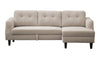 Belagio Right-Facing Sofa Bed w/ Chaise - Beige