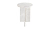 Grace Accent Table White Marble
