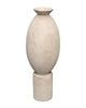 Elevated Decorative Vase - Off White