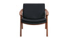 Harlowe Lounge Chair - Pebbled Black