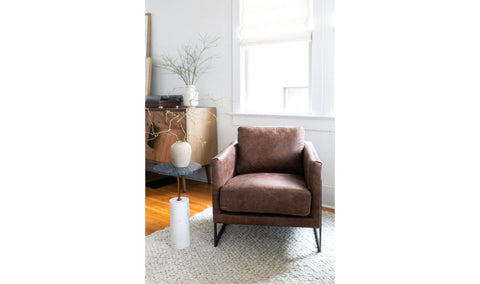 Image of Luxley Club Chair - Cappuccino