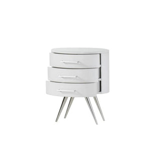 Diaz Nightstand - White Lacquer