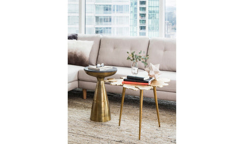 Image of Amoeba Side Table - Gold