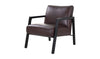 Fox Chair - Charred Plum Leather
