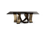 Ribbon Dining Table - Silver Leaf