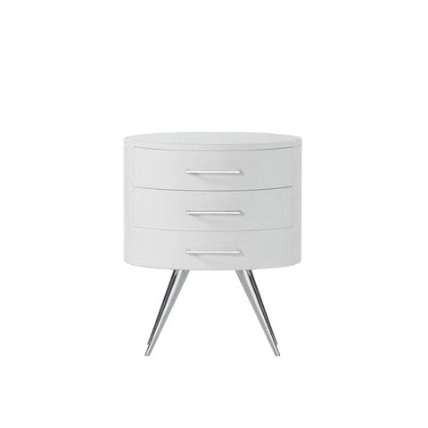 Image of Diaz Nightstand - White Lacquer