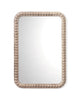 Audrey Beaded Rectangle Mirror