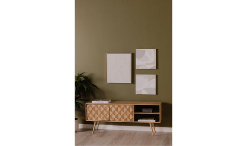 O2 TV Cabinet - Light Golden