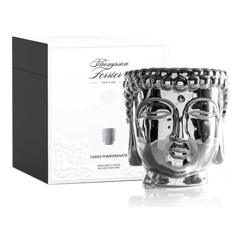 Image of Silver Buddha Candle